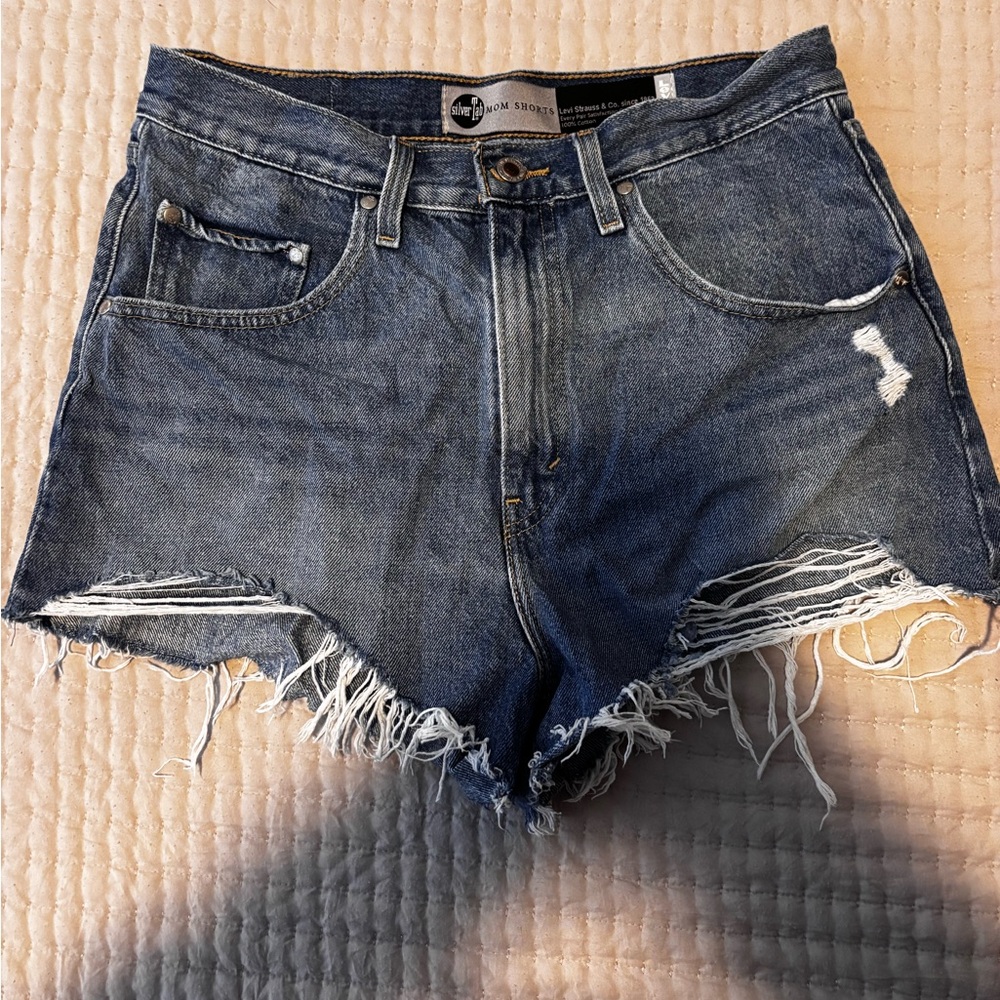 Levi's High Waisted Jean Shorts
